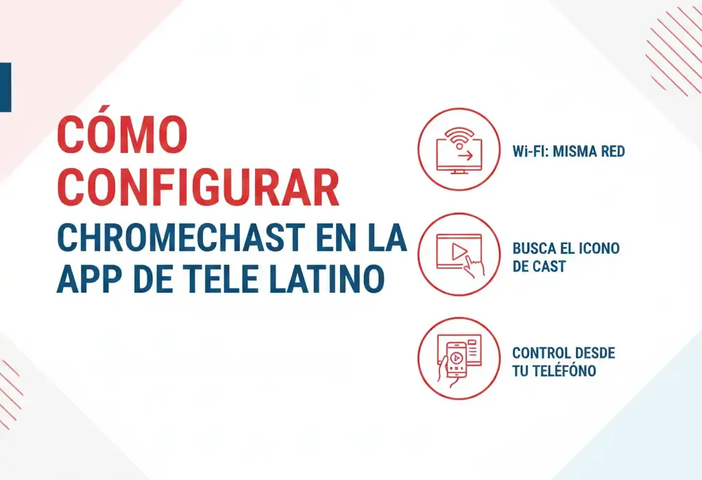 Cómo configurar Chromecast en la App de Tele Latino